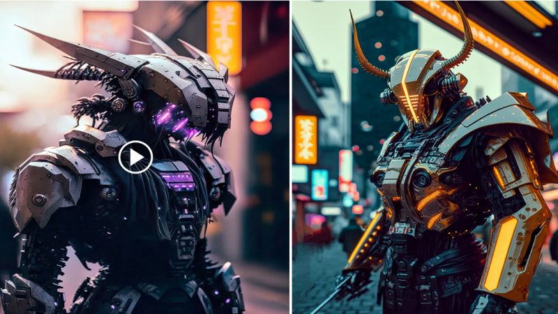 Cyberpunk Cyborg Warriors