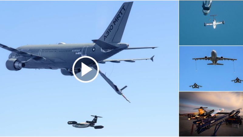 Airbus tanker plane takes autonomous control of multiple drones