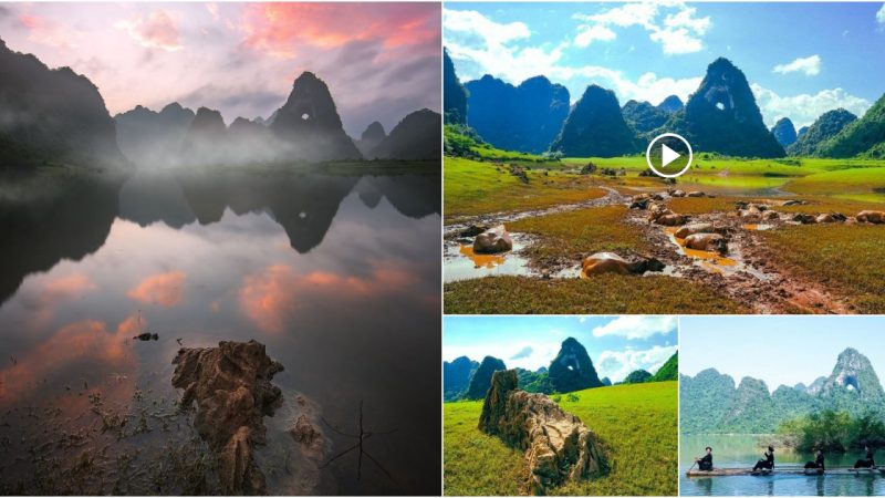 Visit Cao Bang, Vietnam to marvel at the magnificence of the Incredible Angel Eye Mountain.