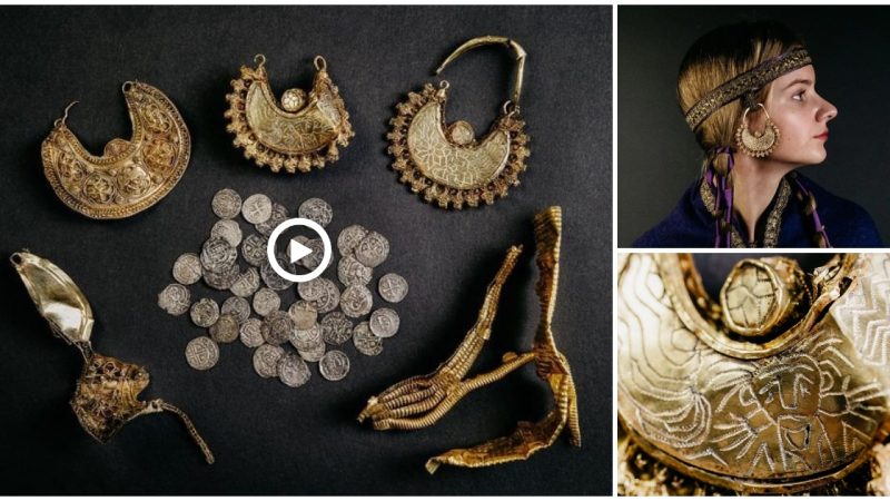 Silver Coins and 1,000-Year-Old Gold Earrings Discovered in the Netherlands