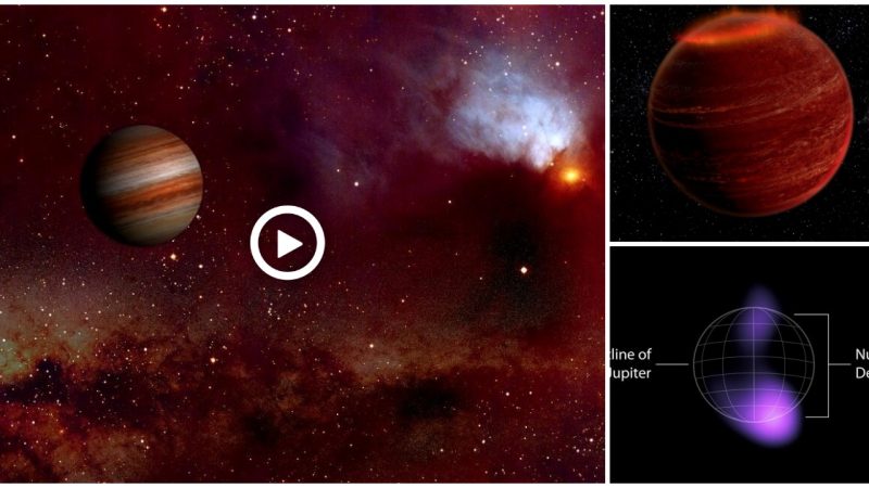 Jupiter gives the highest amount of light energy ever seen by NASA telescopes