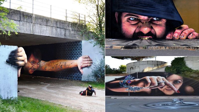 Amazing 3D Street Arts by @cosimocheone1 [IG]