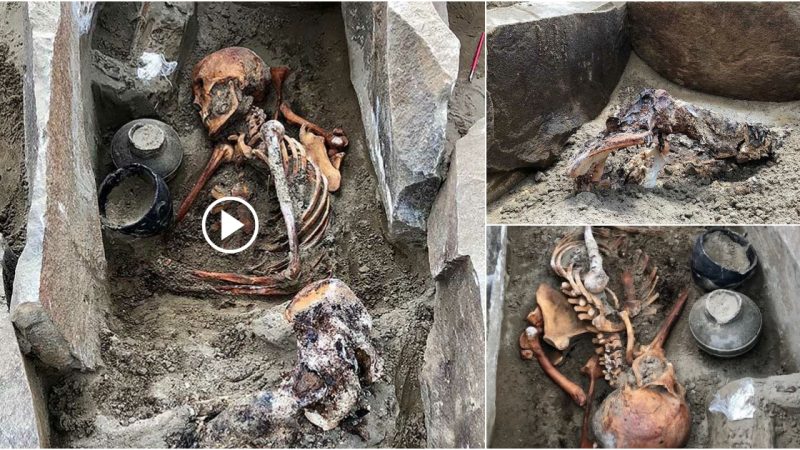 Discovery of “Sleeping Beauty” 2,000 Years After Dedication Donning a skirt and holding makeup