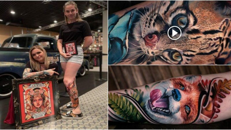 Natasha ANIMAL: a master tattoo artist unleashes creativity with stunning designs.