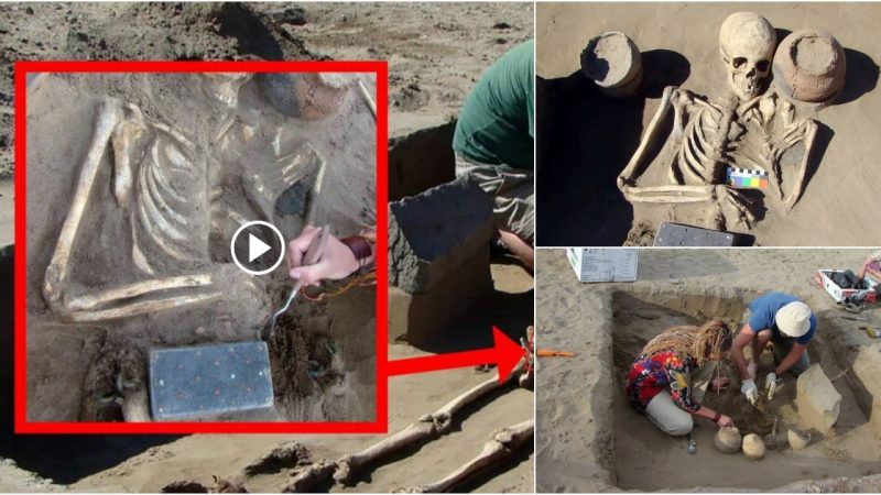 Archaeologists were amazed to discover a 2,100-year-old skeleton with an iPhone-like belt buckle found in Tuva.