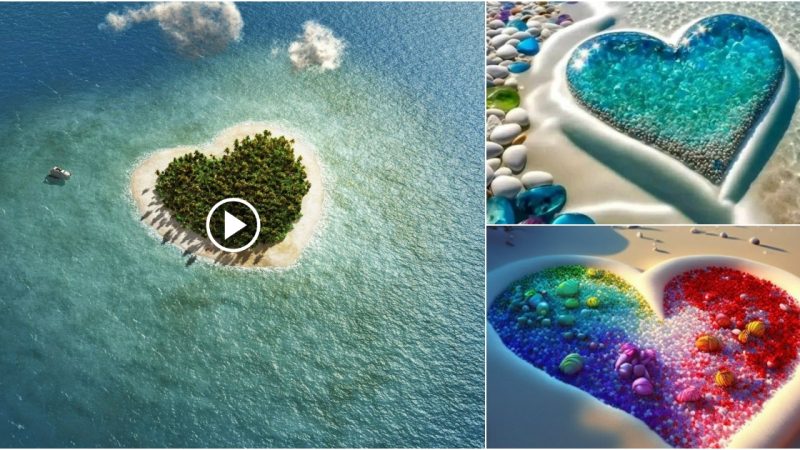 Heart-Shaped Stones: The Ideal Beach Vacation Souvenir.