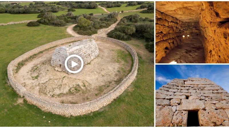 The Naveta d’Es Tudons is the largest and best preserved funerary naveta in Menorca