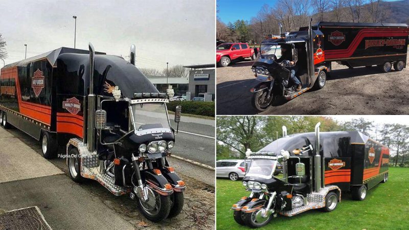 Custom Nine-Wheeler Made With Harley’s Blessing Is Awesome