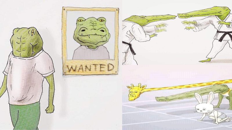 The struggles of crocodiles if they were human