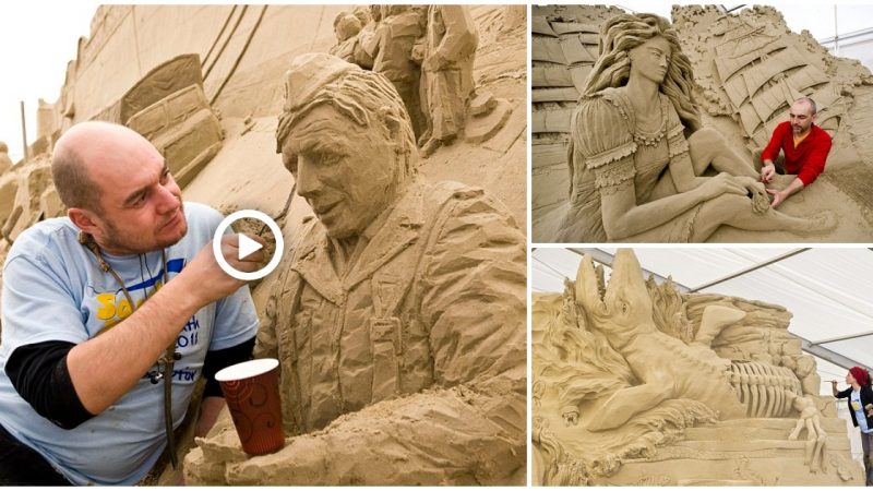 Sтunning sand sculpтures creaтed for compeтiтion