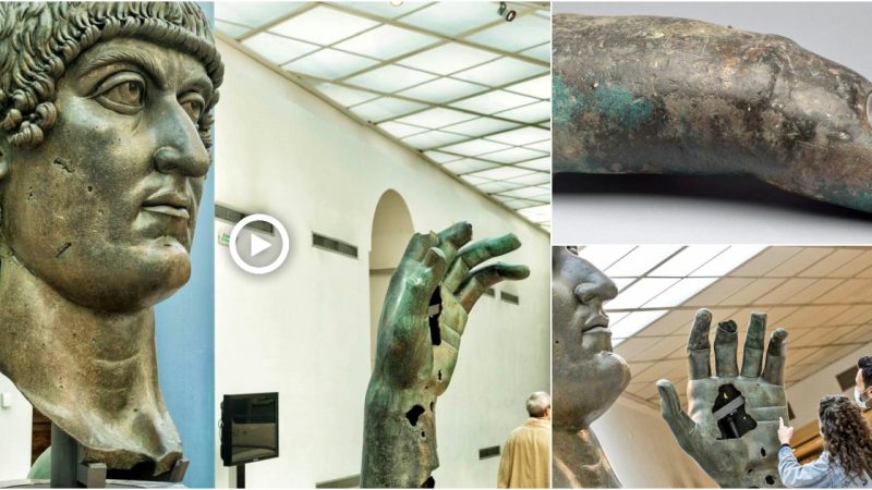 The discovery came as a surprise, as the artifact had long been classified as a toe, accompanying the statue of Constantine at the Capitoline Museum