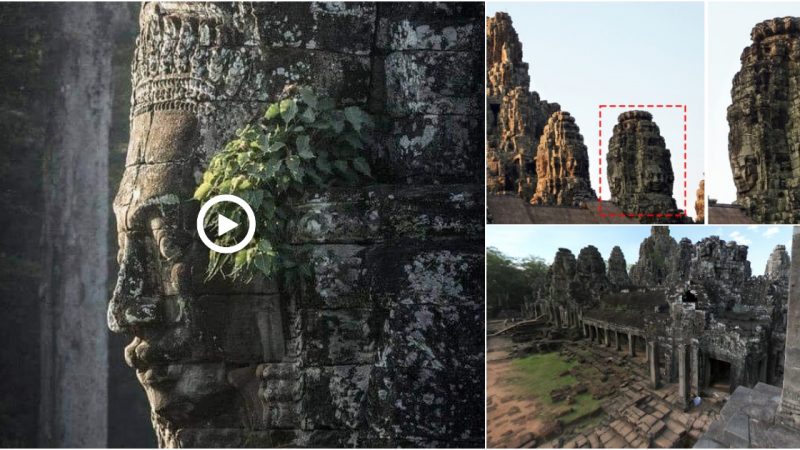 12th Century Khmer Bayon Temple in Cambodia