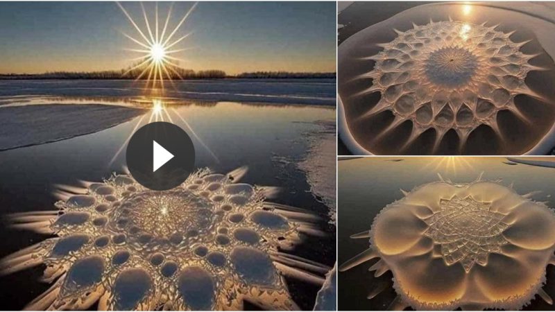 A Winter Wonderland: Ice Flowers’ Enchanting World and Their Role in Ecosystems.