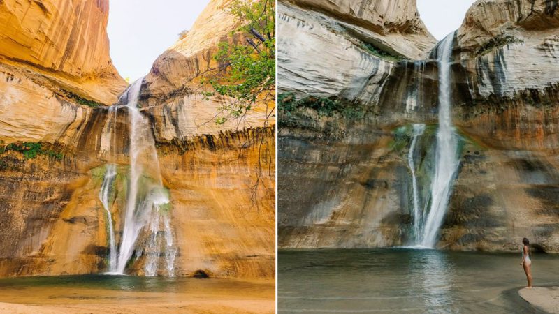 Discover the Majestic Lower Calf Creek Falls in Utah, USA