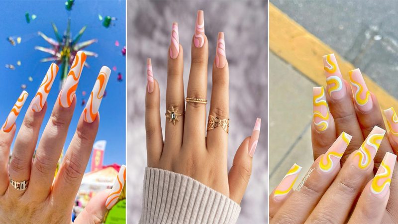 Whimsical Swirl Nails: Discover 51+ Captivating Designs to Spark Your Creativity.