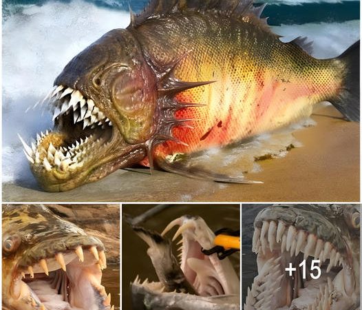 The Aquatic Nightmare: Meet the Species with 555 Teeth, Striking Fear into Water-dwellers as a Mighty Predator