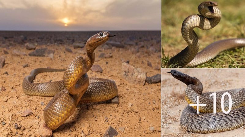 The World’s Most Venomous Snake: A Bite Potent Enough to Kill 100 People Simultaneously