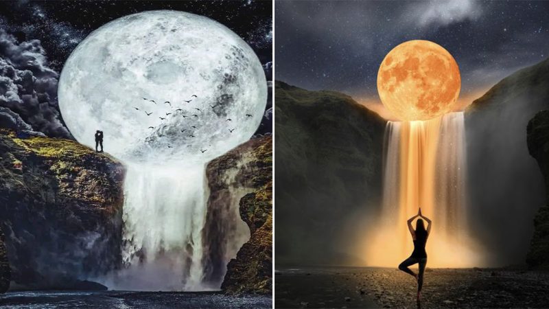 Moon Falls Nature: A Majestic Wonderland (articles tend to imagine dreams)