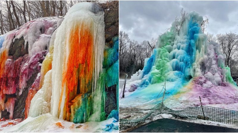 Icy Cascades: Capturing the Mesmerizing Charm of Winter’s Frozen Waterfalls