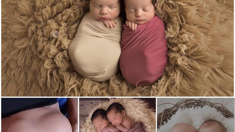 A Touching Twin Miracle: Tearful Mom Sees Adorable Twins Forming Heart Shape in Her Belly