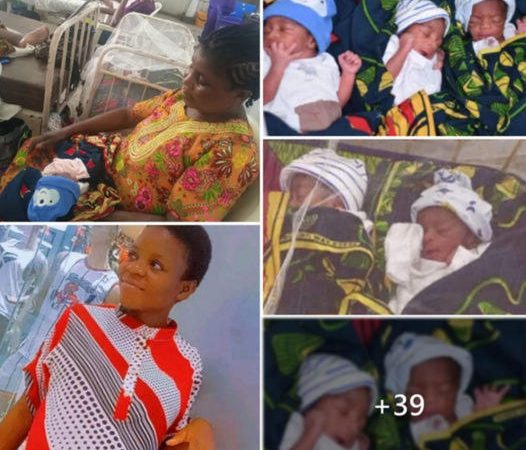 “Remarkable Motherhood: Nigerian Student Gives Birth to Quintuplets Amid Challenges”