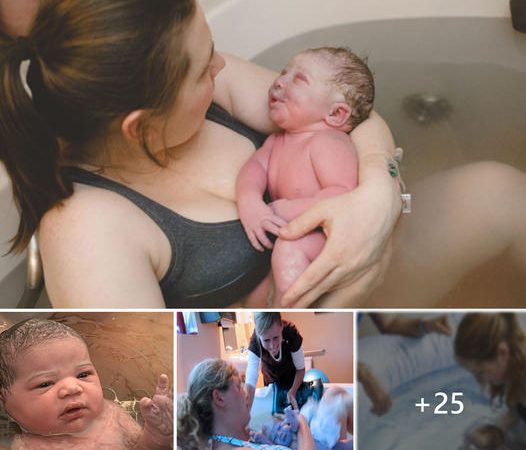 Powerful Images: 19 Captivating Photos of Bathroom Births Resonate with Online Community