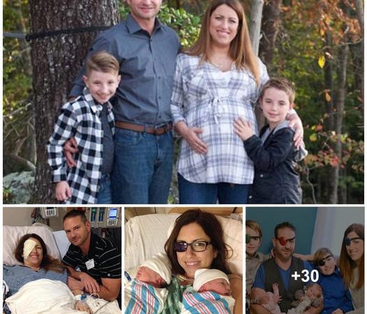 Mother’s Sacrifice: Woman Gives Up Her Eye During Pregnancy to Protect Her Twins