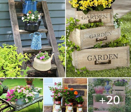 Revitalize Your Outdoor Space with These 20 Vintage Garden Decor Ideas