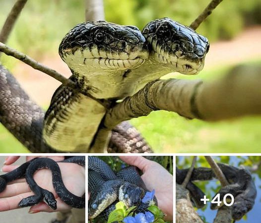 Incredible Longevity: Two-Headed Snakes Defy the Odds with a 1 in 100 Million Chance of Survival