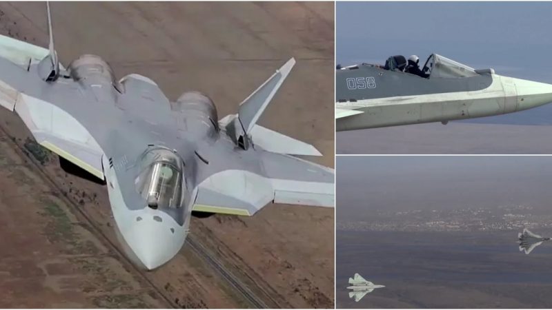 Incredible Moment: Daredevil Pilot Takes Russia’s New 1,300mph Stealth Fighter for a Spin Without a Cockpit Roof