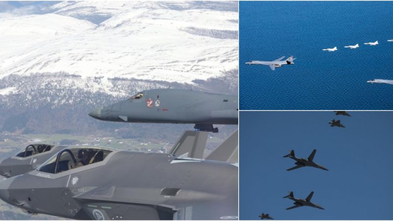 Joint Training Exercise: Norwegian Fighters Collaborate with US Strategic Bombers