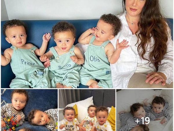 Triplet Babies in Coordinating Outfits Steal Hearts Online, Tripling the Cuteness Quotient