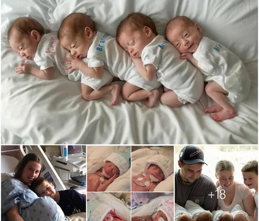 Georgia Couple Welcomes a Christmas Miracle: Four Precious Children