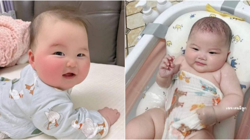 Enchanting Charm: The Irresistible Allure of Babies with Big Cheeks