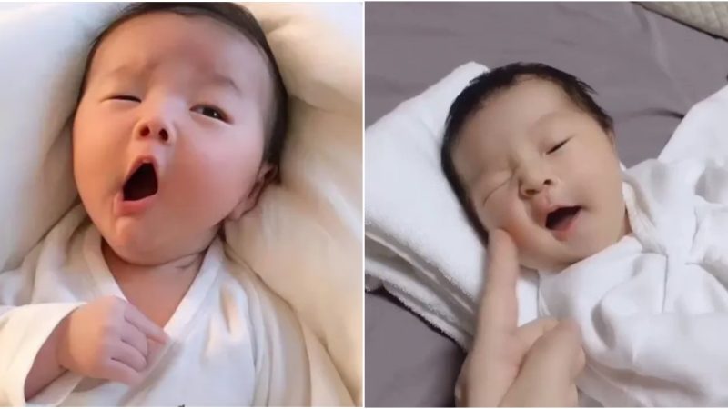 Hilario’s Delight: The Heartwarming Expressions of an Adorable Yawning Baby