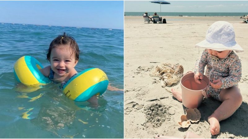 A Baby’s First Swim in the Sea: A Day of Great Joy